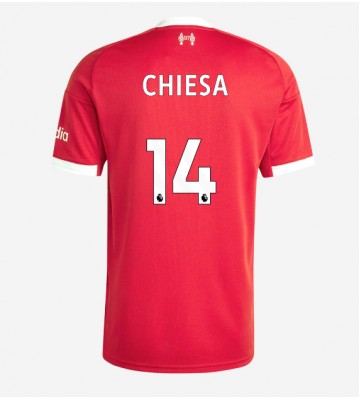Liverpool Federico Chiesa #14 Prima Maglia 2025-26 Manica Corta